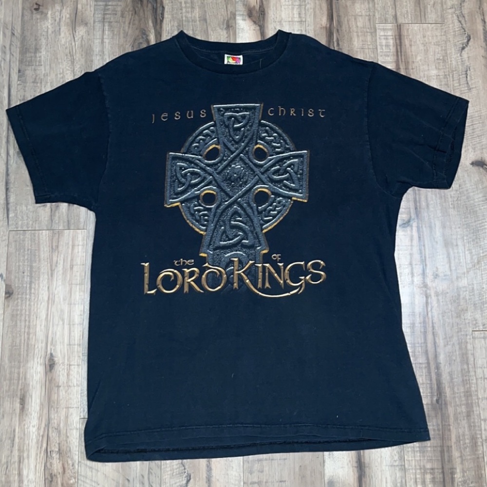 Vintage Jesus Christ The lord of the Kings shirt